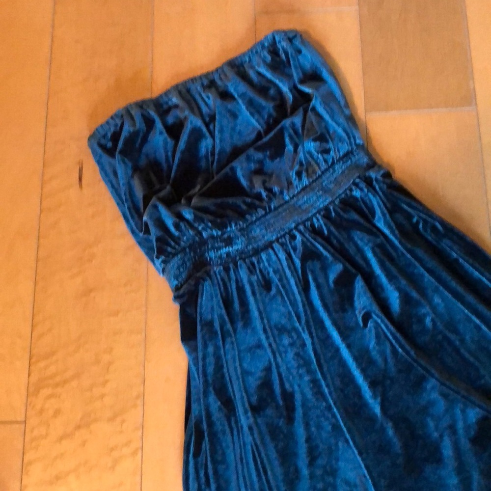 Urban Outfitters Jackson Tube Velvet Jumpsuit - Picture 4 of 4